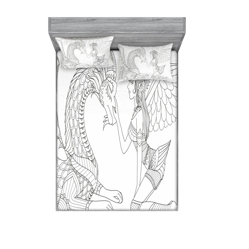 Ensemble de draps fai, Ensemble de drap pour grand lit avec drap-housse