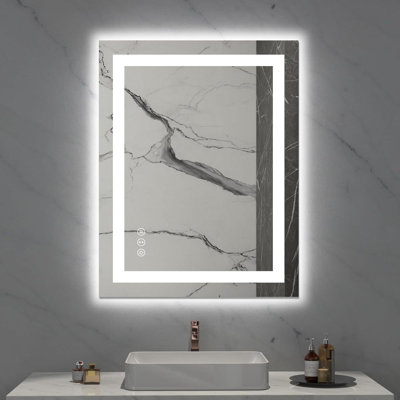 Frameless LED Bathroom Mirror,Smart Mirror