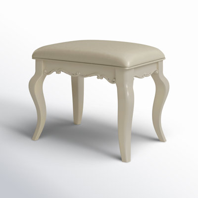 Solid + Manufactured Wood Accent Stool
