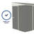 Absco Durango 10 ft. W x 5 ft. D Metal Lean-To Bike Shed-92300995