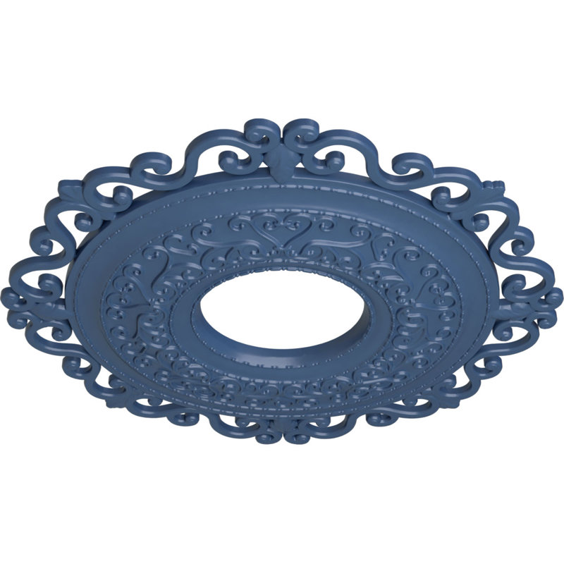 22 po de diamètre extérieur x 6 1/4 po de diamètre intérieur x 1 3/4 po de médaillon de plafond Orrington (convient aux auvents jusqu'à 6 1/4 po)