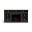 Meuble télé 74 po pour téléviseur de 85 po ou moins, assemblage minimal, finition noire et whisky-9559775
