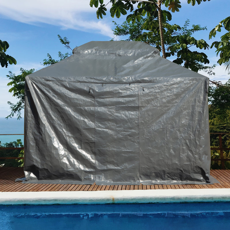 Universal Winter Cover for Gazebo, 121" H x 236" W x 146" D