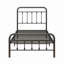 Metal Platform Bed Frame,Victorian Style Headboard/Footboard/Under Bed Storage/No Box Spring Needed