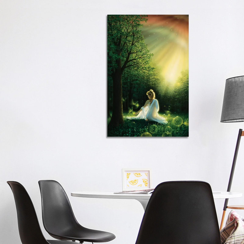 Fairy Friends by Kirk Reinert - Wrapped Canvas Print, 101.6 cm H x 66.04 cm W x 1.91 cm D