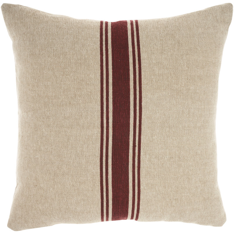 Andeee 100% Cotton Throw Square Pillow Cover & Insert