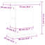 vidaXL Aquarium Stand Engineered Wood Aquarium Stand-420435377-420435380
