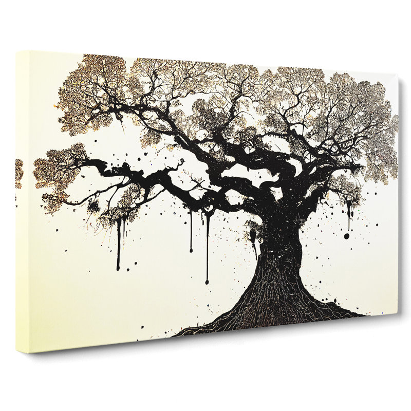 Beautiful Oak Tree - Wrapped Canvas, 50cm H x 76cm W x 3cm D