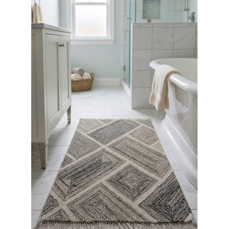Aube Performance Wool Geometric Indoor Rug