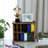 12-Slot Solid Wood Trophy Display Shelf Belt Holder