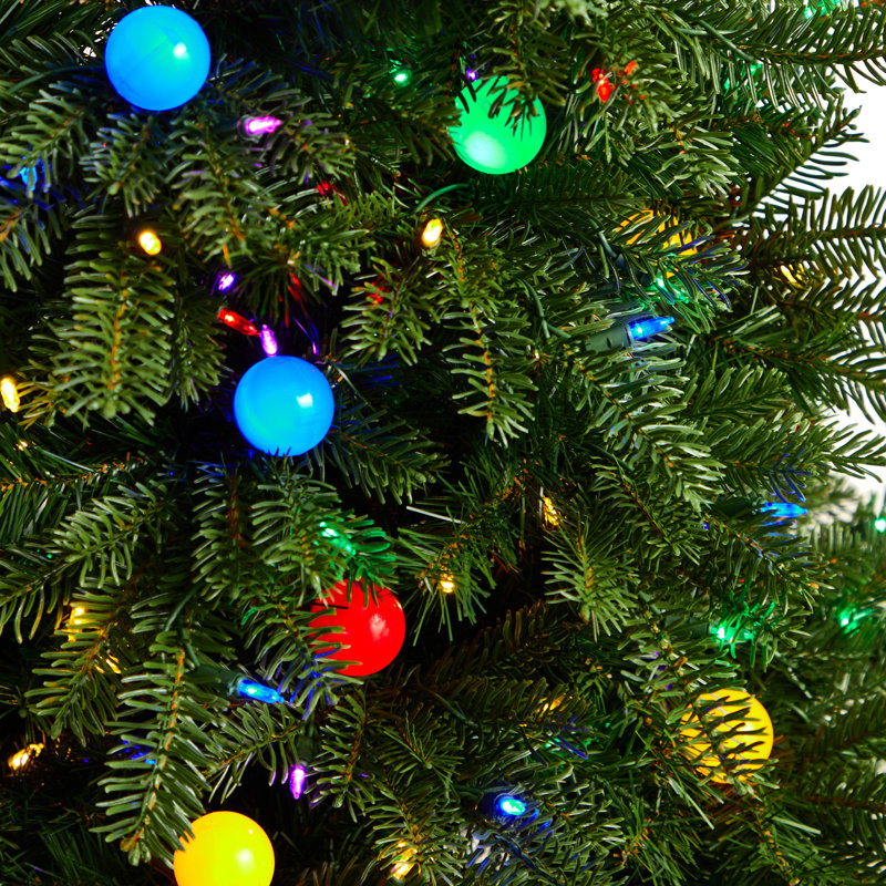 Lighted Artificial Fir Christmas Tree, 8.5' H