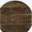 Natural and black drum base decorative table
