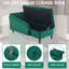 Balla Velvet Chaise Lounge-80670195