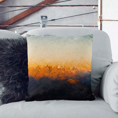Abstract Square Throw Cushion