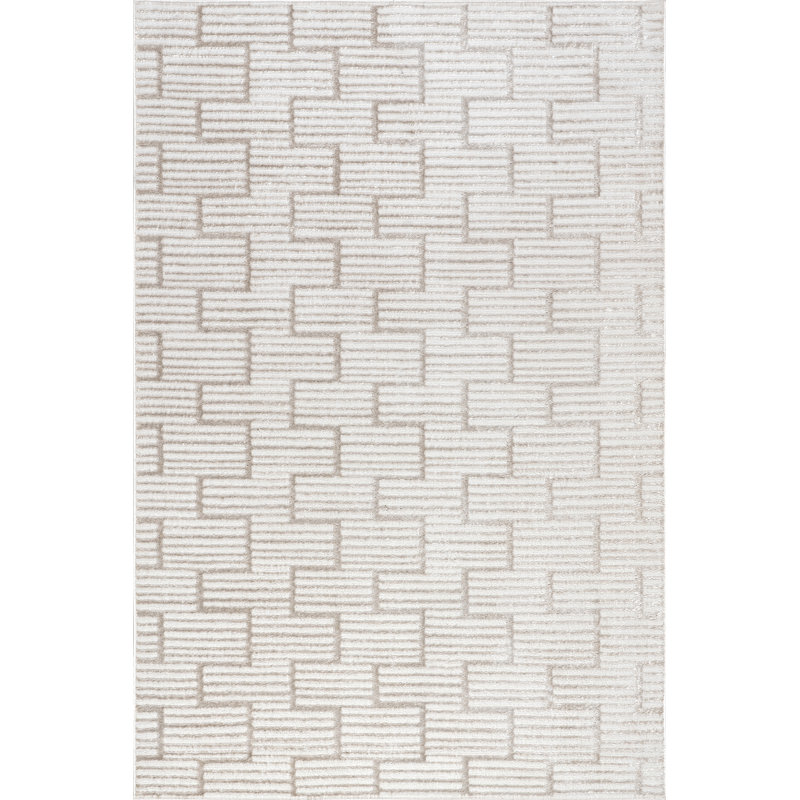  Xanthe Geometric Area Rug, Rectangle 5' x 8'