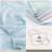 100% Washed Cotton Percale Sheet Set - Includes 1 Flat Sheet, 1 Fitted Sheet and 2 Pillowcases-129479914-129479920