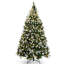 Lighted Artificial Pine Christmas Tree-388132495