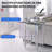 Free Standing Sink With Pull-Out Faucet,Adjustable Support Feet