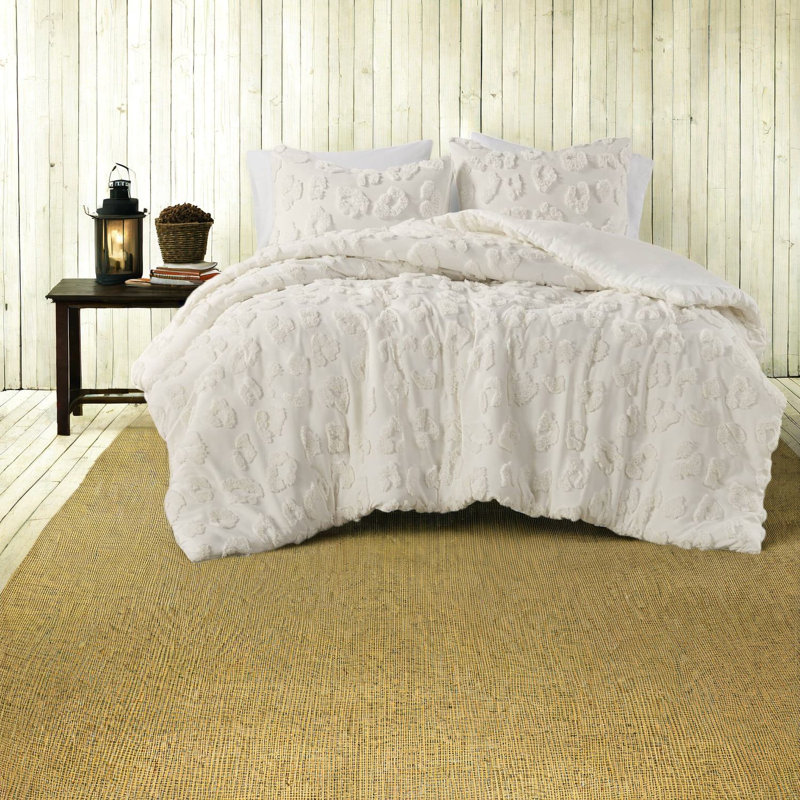 Ensembles de literie en chenille douce pour grand lit, style animal moderne pour la maison