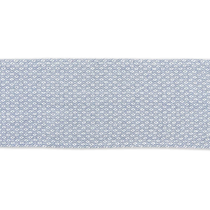FRENCH BLUE MINI DIAMOND TABLE RUNNER 15X108, French Blue