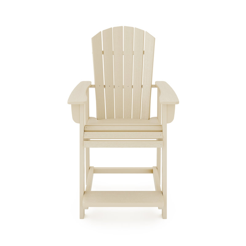 Chaise de comptoir de style Adirondack, Beige