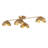 4-Light Dimmable Linear Sputnik Semi-Flush Mount