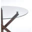 Table de salle à manger ronde avec pieds en métal et verre trempé, table de cuisine moderne pour le salon-1263456939-1260328892