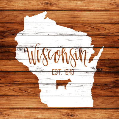 Wisconsin - Wrapped Canvas Print