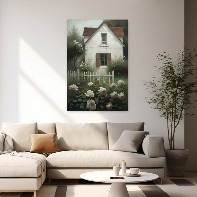 Art contemporain contemporain abstrait romantique, H 60 po x l 40 po