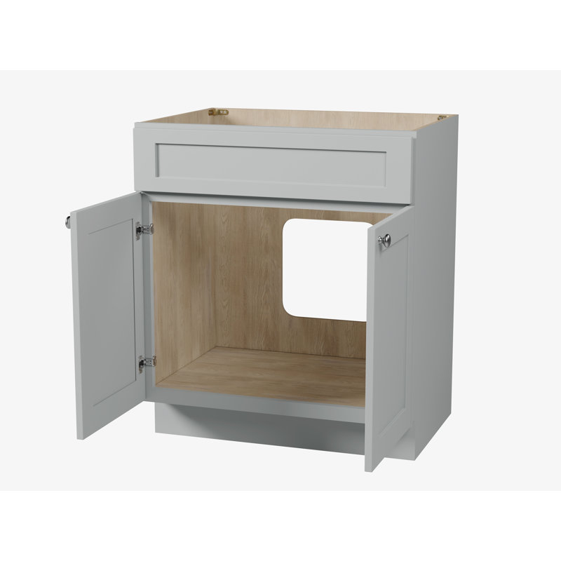 Base de meuble-lavabo 30 po Disar, Gris