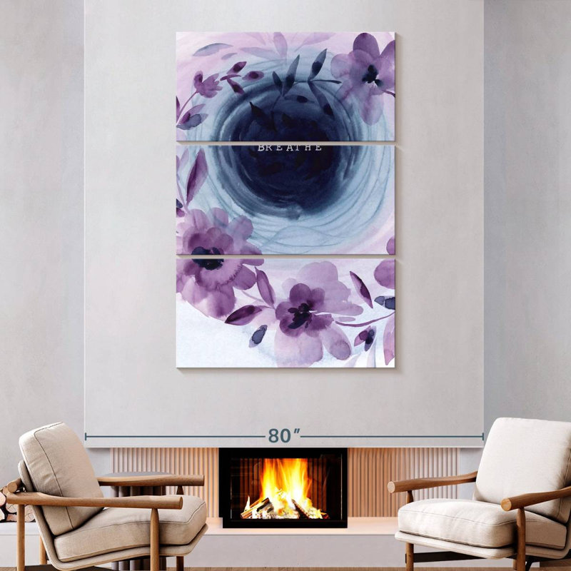 Tergel Mindfulness II, 74" H x 48" W