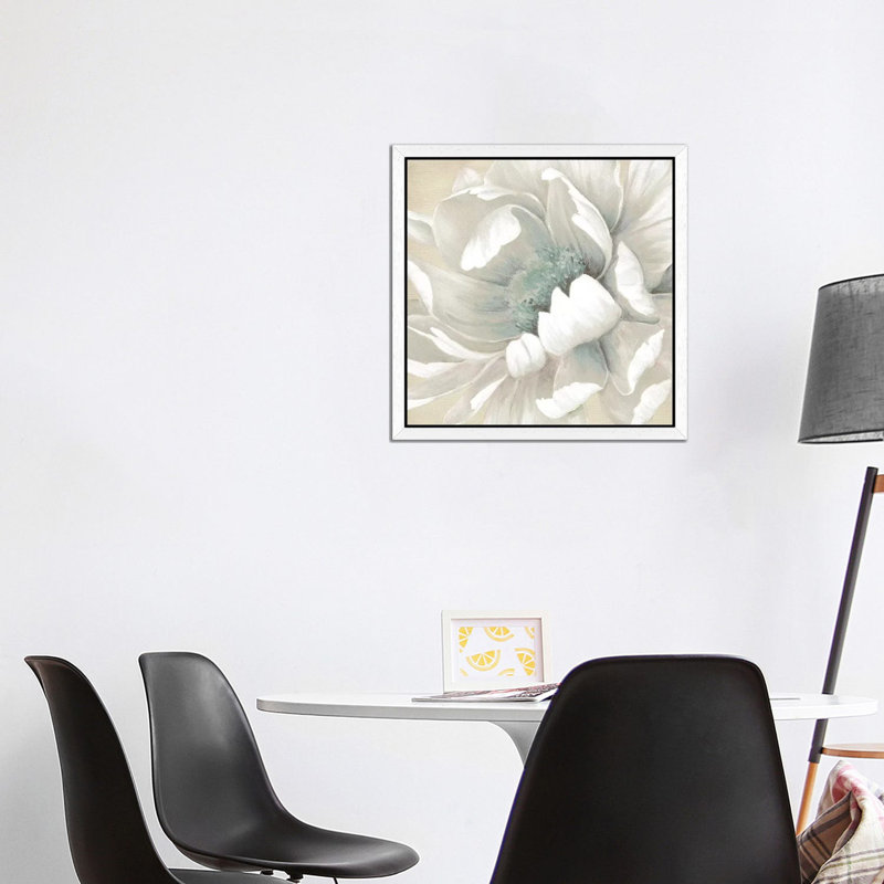 Winter Blooms II by Carol Robinson - Print on Canvas, 66.04 cm H x 66.04 cm W, White Framed