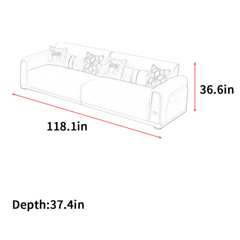 Simple And Luxurious Classic American Sofa