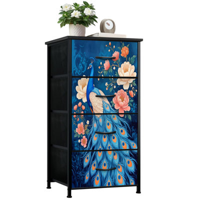 Commode pour la chambre à coucher avec 4 tiroirs de rangement