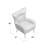 Fauteuil en polyester de 29 po de largeur Ben