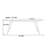 Rectangular Nordic dining table-1092723090