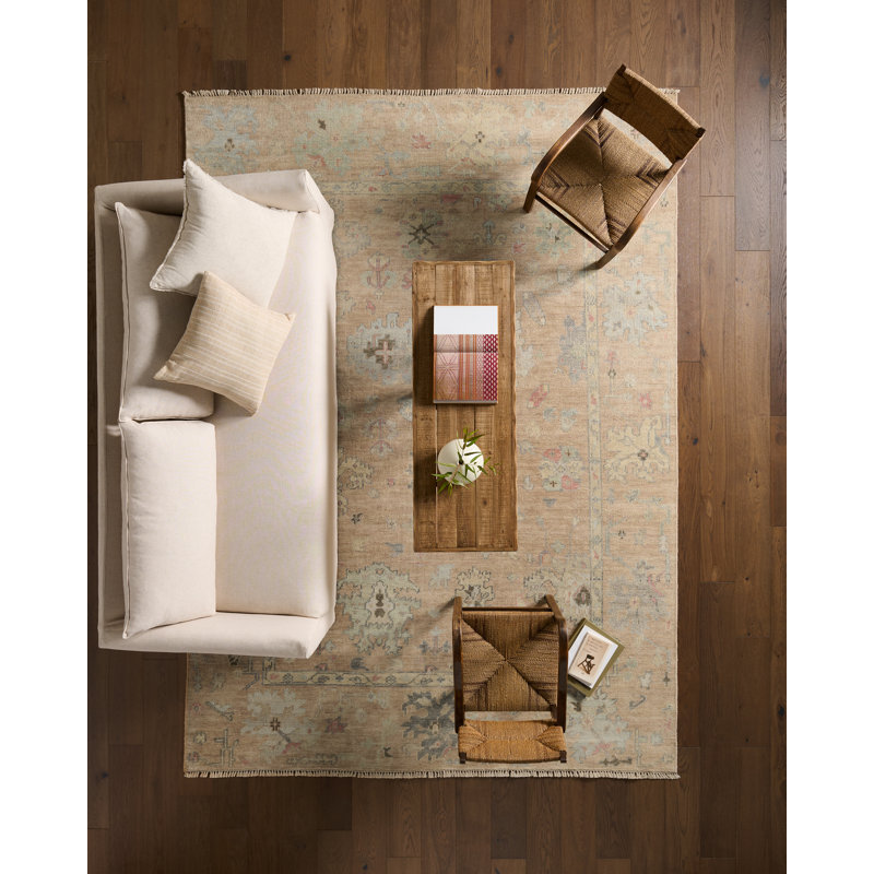 Everly Ilumina EVE10 Handknot Oriental Orange Area Rug, Rectangle 10' x 14'