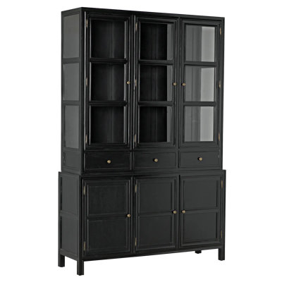 Colonial Solid Wood China Cabinet