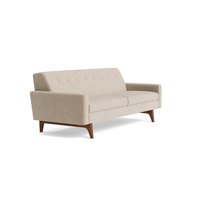 Tyler Sofa (85"), Velvet - Beige