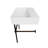 Cheviot Products Nuo 2 Fireclay Console Bathroom Sink with Brass Legs and Overflow-72894667