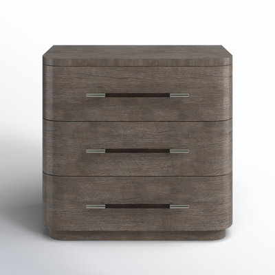 Modern Mood Three Drawer Nightstand