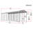 Abri d'auto Arrow, 14 pi x 47 pi x 14 pi-48451747