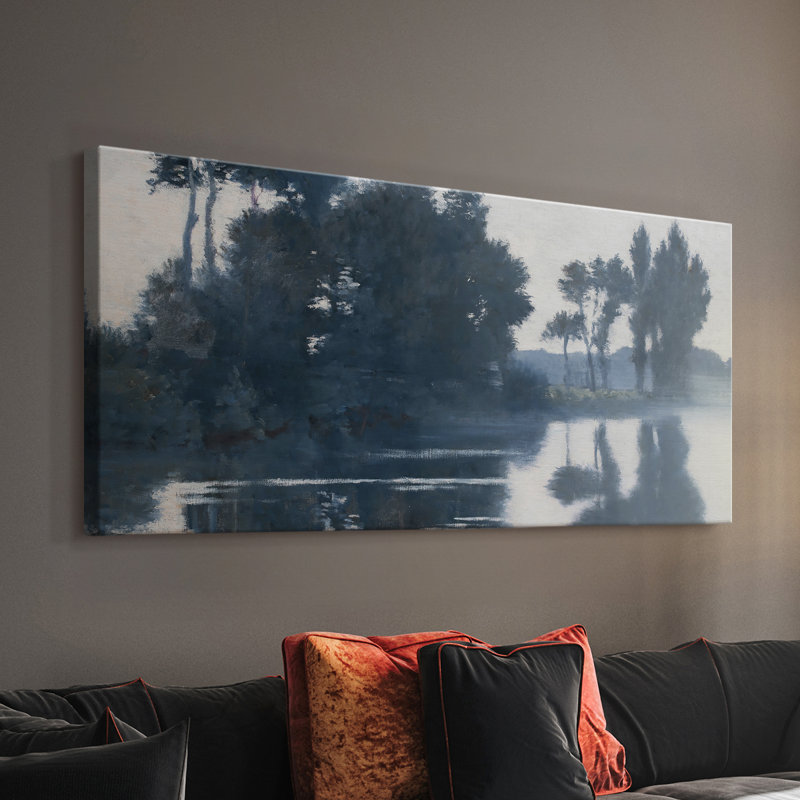 Série paysage - CMxxviii - Toile tendue avec châssis - Prêt à accrocher, H 16 po x l 32 po