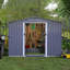 Remise de rangement en métal l 8 pi. X P 6 pi.