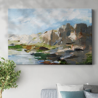 Falaises occidentales II - Toile tendue avec châssis