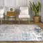 Tapis bleu / gris / ivoire Acad-1979407675