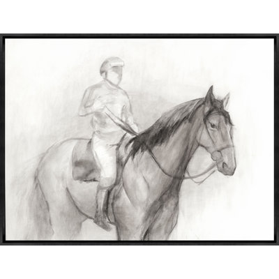 Mon On A Horse Print by Ryan Brown