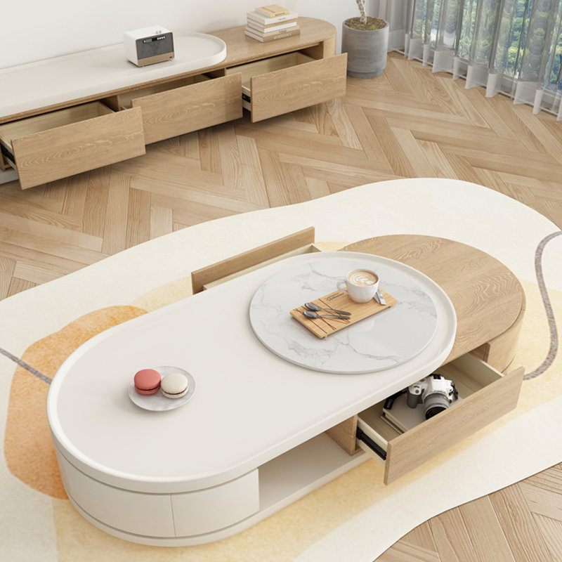 Extendable Wooden Coffee Table