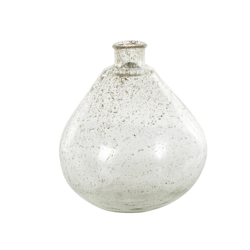 Cole And Glass Speckled Vase With Accents