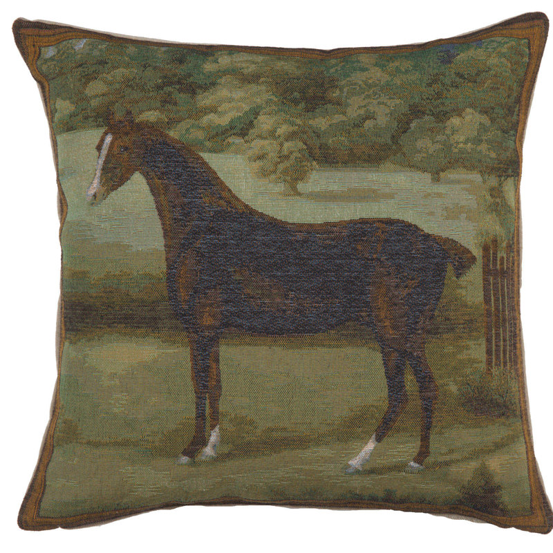  Horse European Throw Pillow Cover